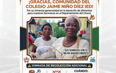 ¡Gracias CJND desde el Chocó!